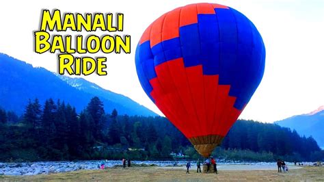 hot air balloon in manali